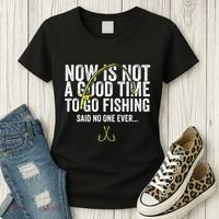 A Good Time For Fishing Walleye Hunter Women's T-Shirt thumb 3