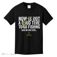 A Good Time For Fishing Walleye Hunter Kids T-Shirt thumb 0