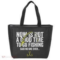 A Good Time For Fishing Walleye Hunter Tote Bag thumb 0