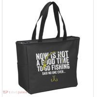 A Good Time For Fishing Walleye Hunter Tote Bag thumb 2