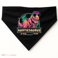 Auntiesaurus Gift T Rex Auntie Saurus Dinosaur Aunt Great Gift USA-Made Doggie Bandana thumb 0