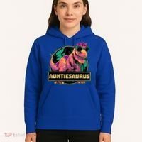 Auntiesaurus Gift T Rex Auntie Saurus Dinosaur Aunt Great Gift Hoodie thumb 5