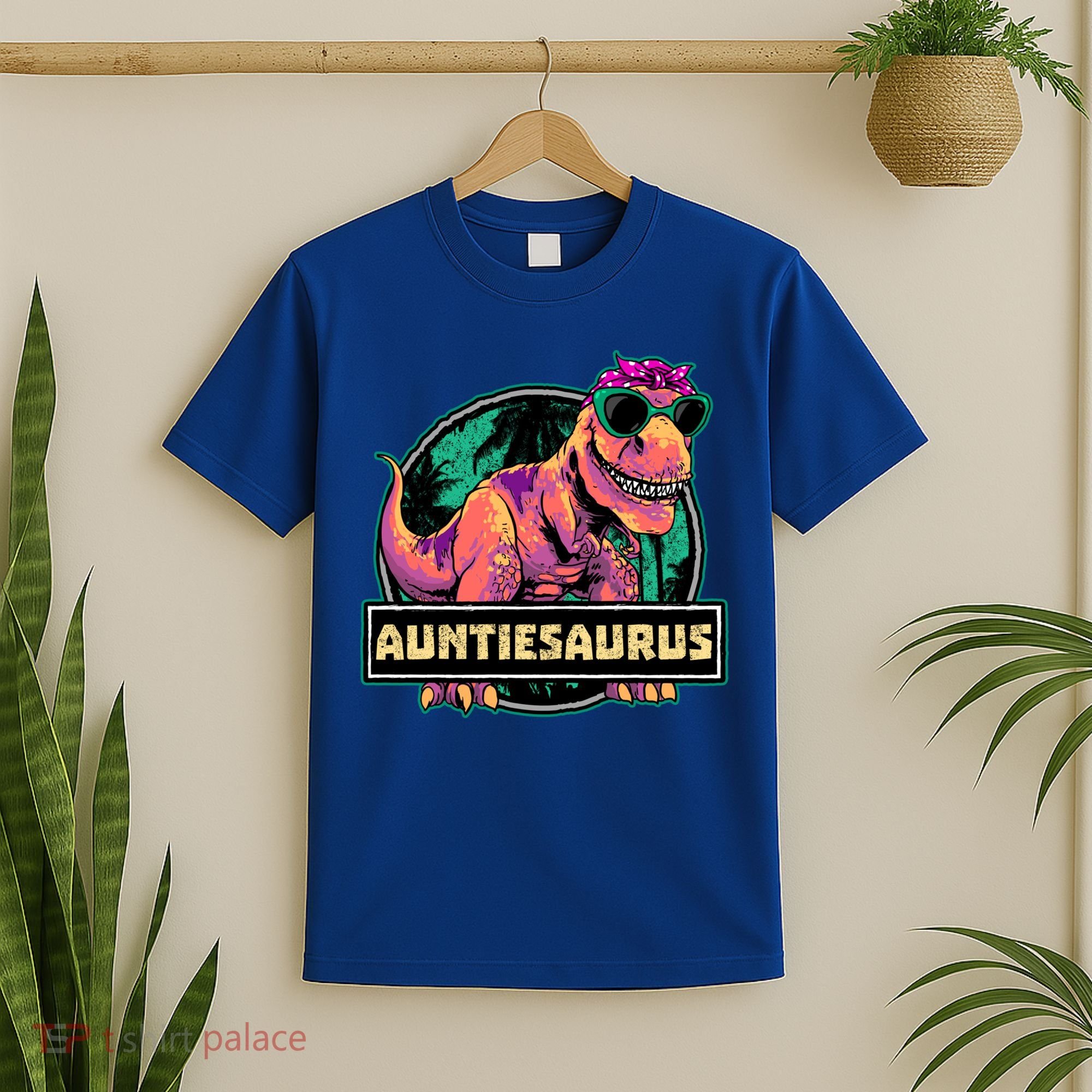 Auntiesaurus Gift T Rex Auntie Saurus Dinosaur Aunt Great Gift T-Shirt