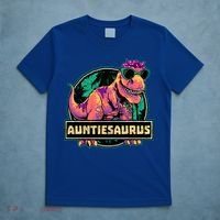 Auntiesaurus Gift T Rex Auntie Saurus Dinosaur Aunt Great Gift T-Shirt thumb 5