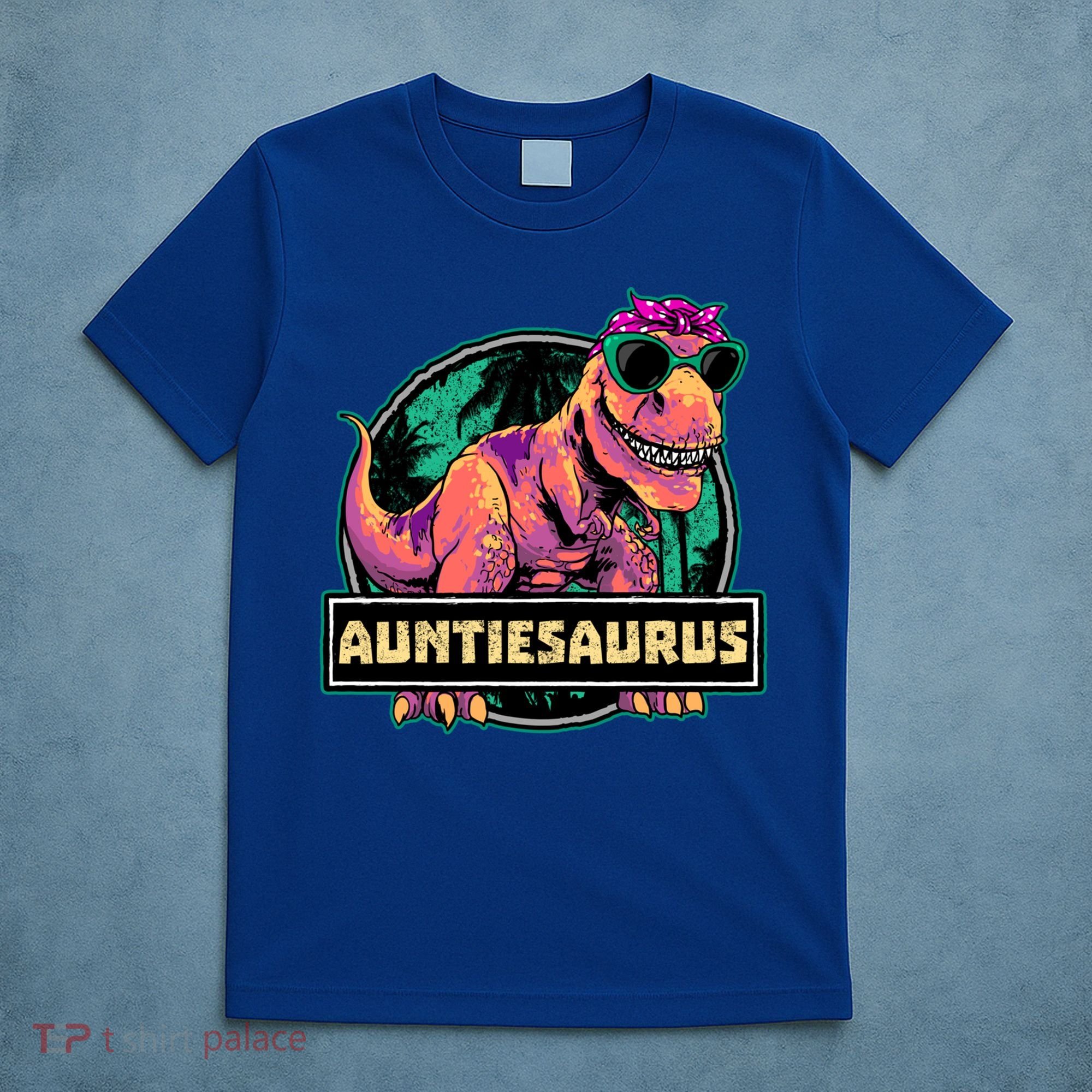 Auntiesaurus Gift T Rex Auntie Saurus Dinosaur Aunt Great Gift T-Shirt