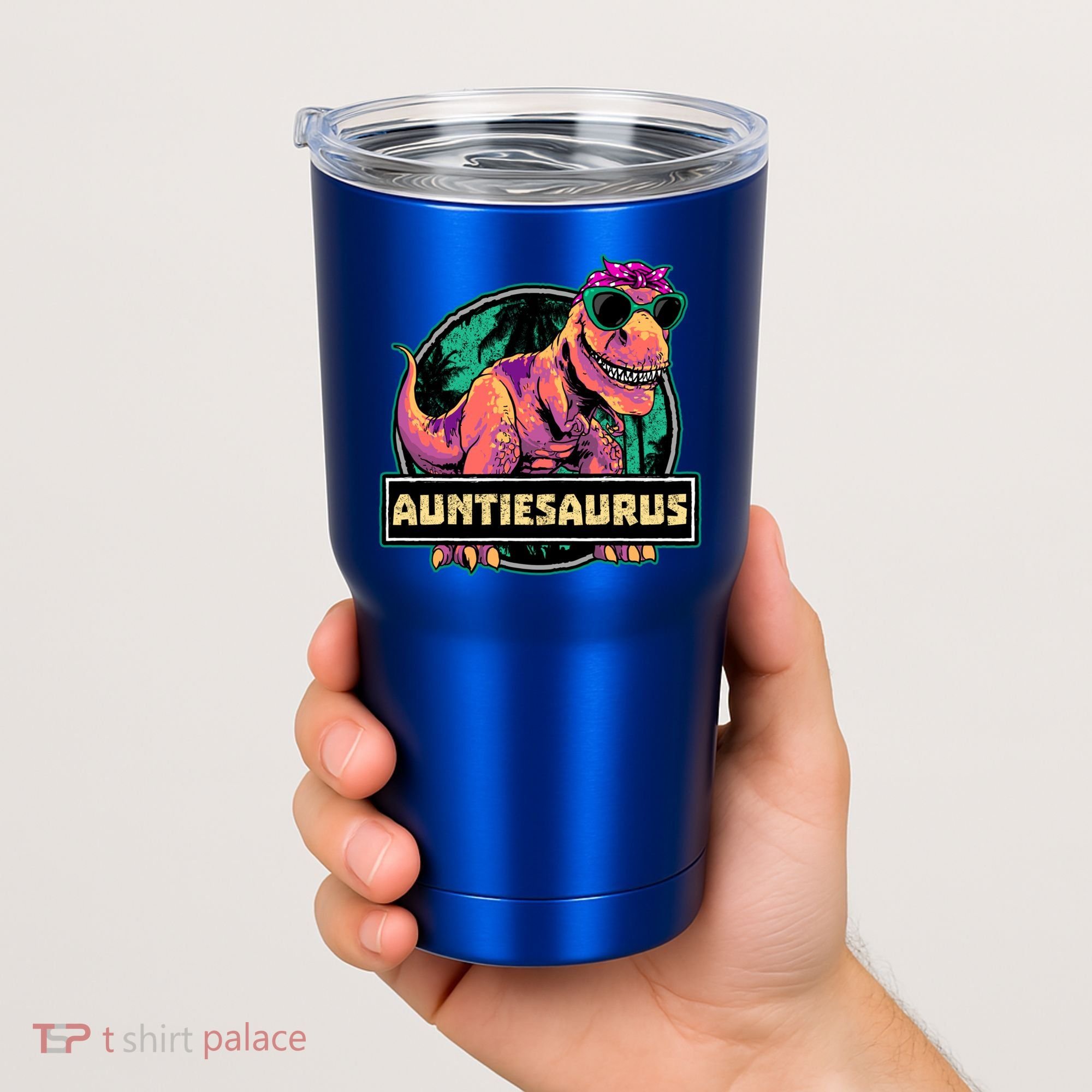 Auntiesaurus Gift T Rex Auntie Saurus Dinosaur Aunt Great Gift Tumbler