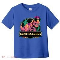 Auntiesaurus Gift T Rex Auntie Saurus Dinosaur Aunt Great Gift Toddler T-Shirt thumb 0