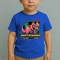 Auntiesaurus Gift T Rex Auntie Saurus Dinosaur Aunt Great Gift Toddler T-Shirt thumb 2