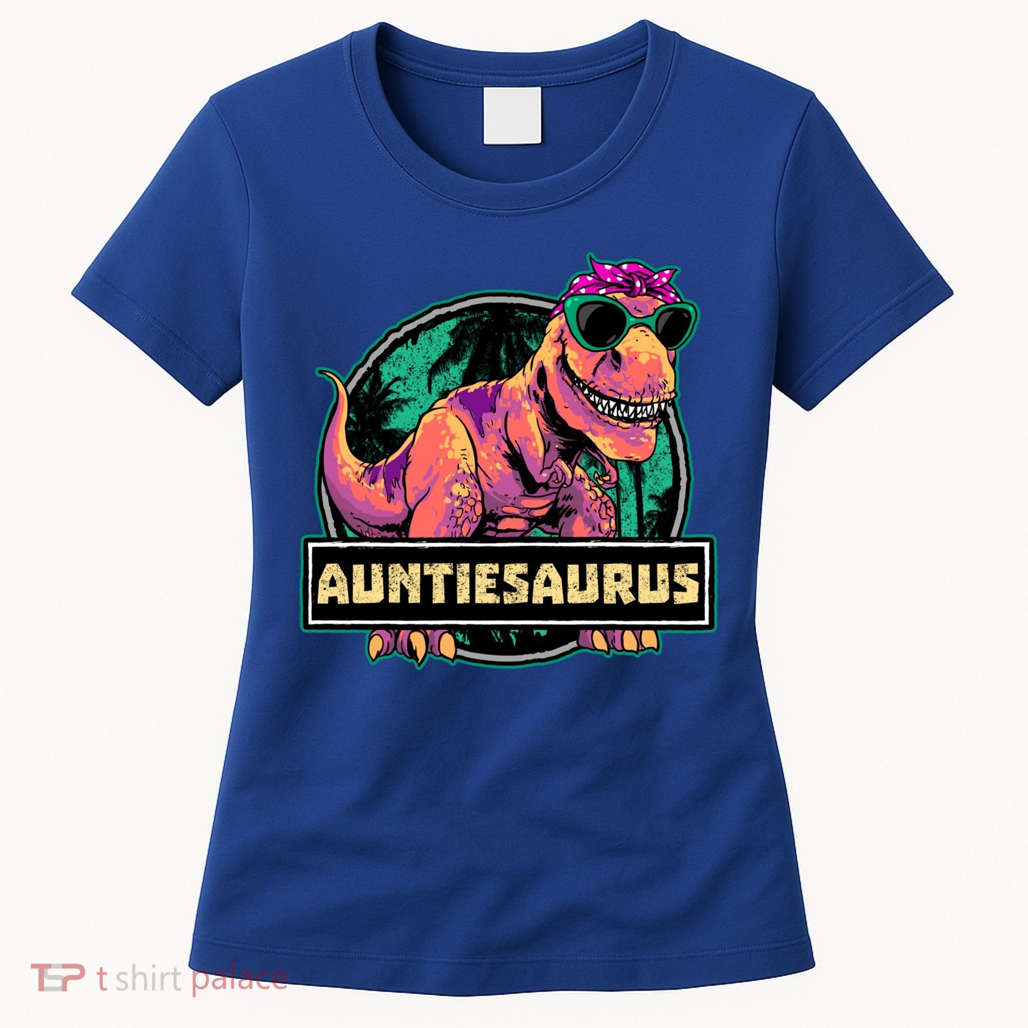 Auntiesaurus Gift T Rex Auntie Saurus Dinosaur Aunt Great Gift Women's T-Shirt