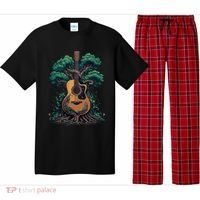 Acoustic Guitar Tree Musician Guitarist Pajama Set thumb 0