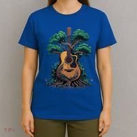 Acoustic Guitar Tree Musician Guitarist T-Shirt thumb 4