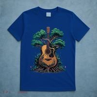 Acoustic Guitar Tree Musician Guitarist T-Shirt thumb 5