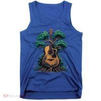Acoustic Guitar Tree Musician Guitarist Tank Top thumb 0