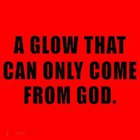 A Glow That Can Only Come From God Christian Santa Hat thumb 1