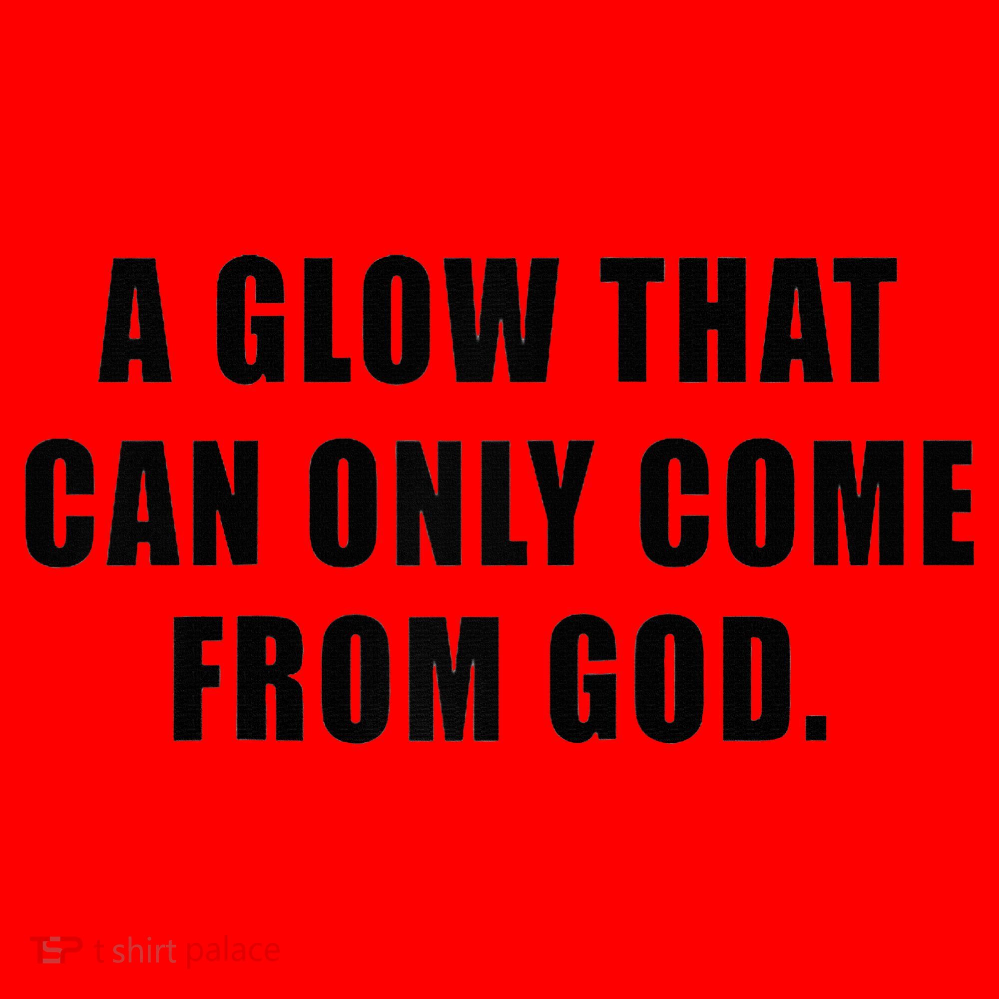 A Glow That Can Only Come From God Christian Santa Hat