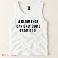 A Glow That Can Only Come From God Christian Tank Top thumb 2
