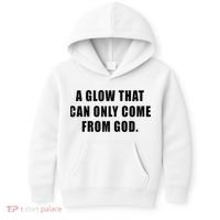 A Glow That Can Only Come From God Christian Kids Hoodie thumb 0