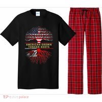 American Grown Tongan Roots America Tonga Tree Flag Pajama Set thumb 0