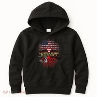 American Grown Tongan Roots America Tonga Tree Flag Kids Hoodie thumb 0