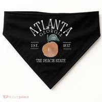 Atlanta Georgia The Peach State USA-Made Doggie Bandana thumb 0