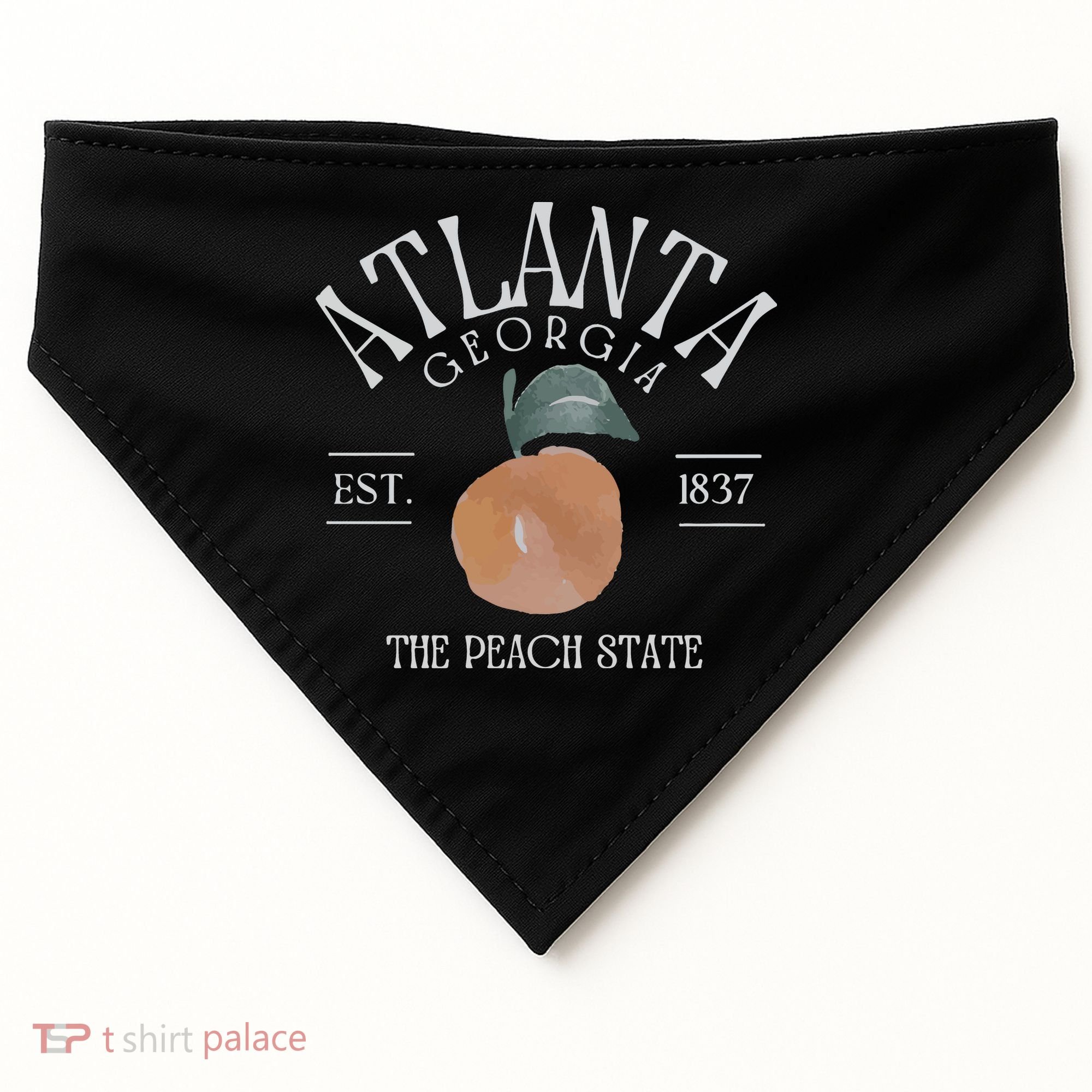 Atlanta Georgia The Peach State USA-Made Doggie Bandana
