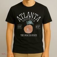 Atlanta Georgia The Peach State T-Shirt thumb 3
