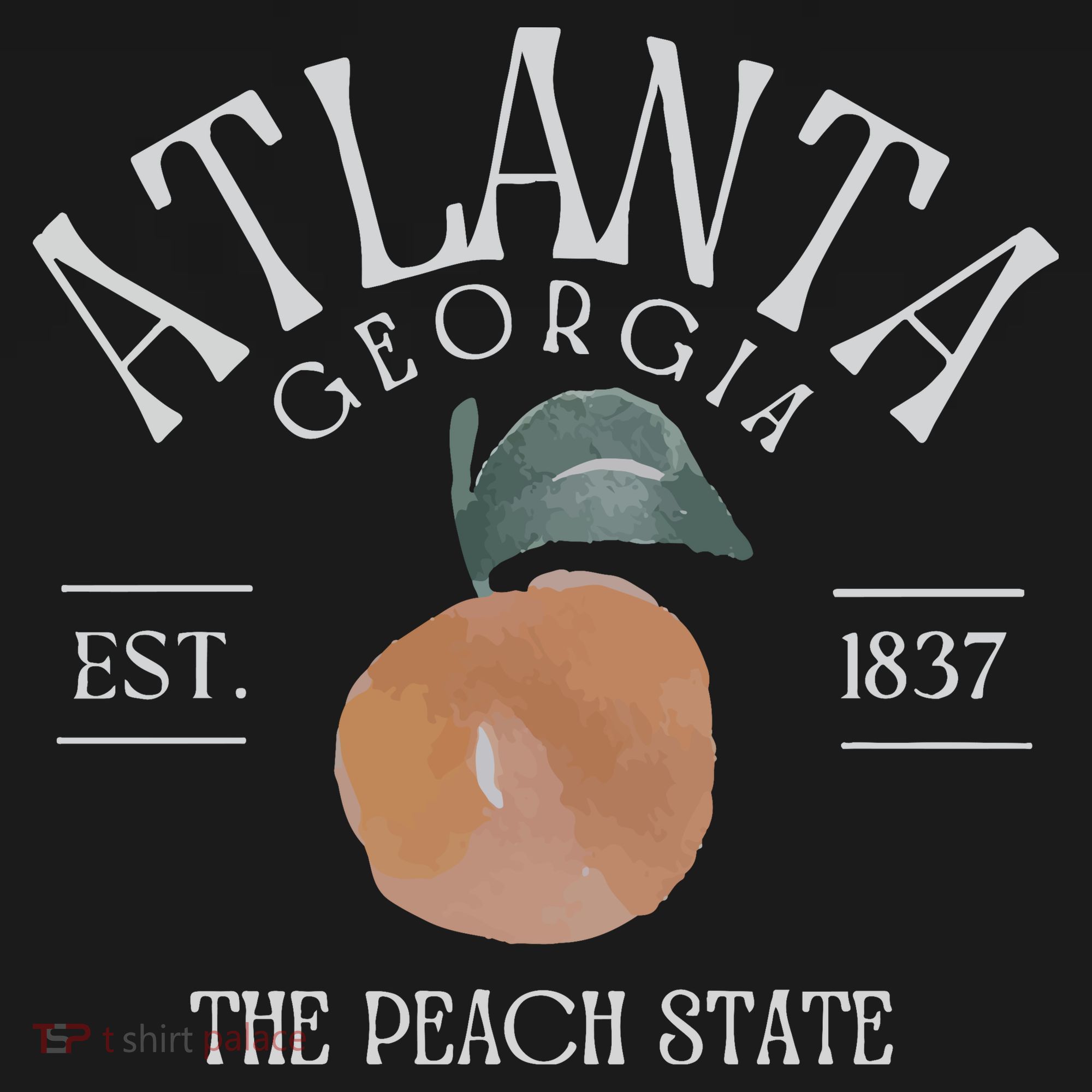 Atlanta Georgia The Peach State T-Shirt