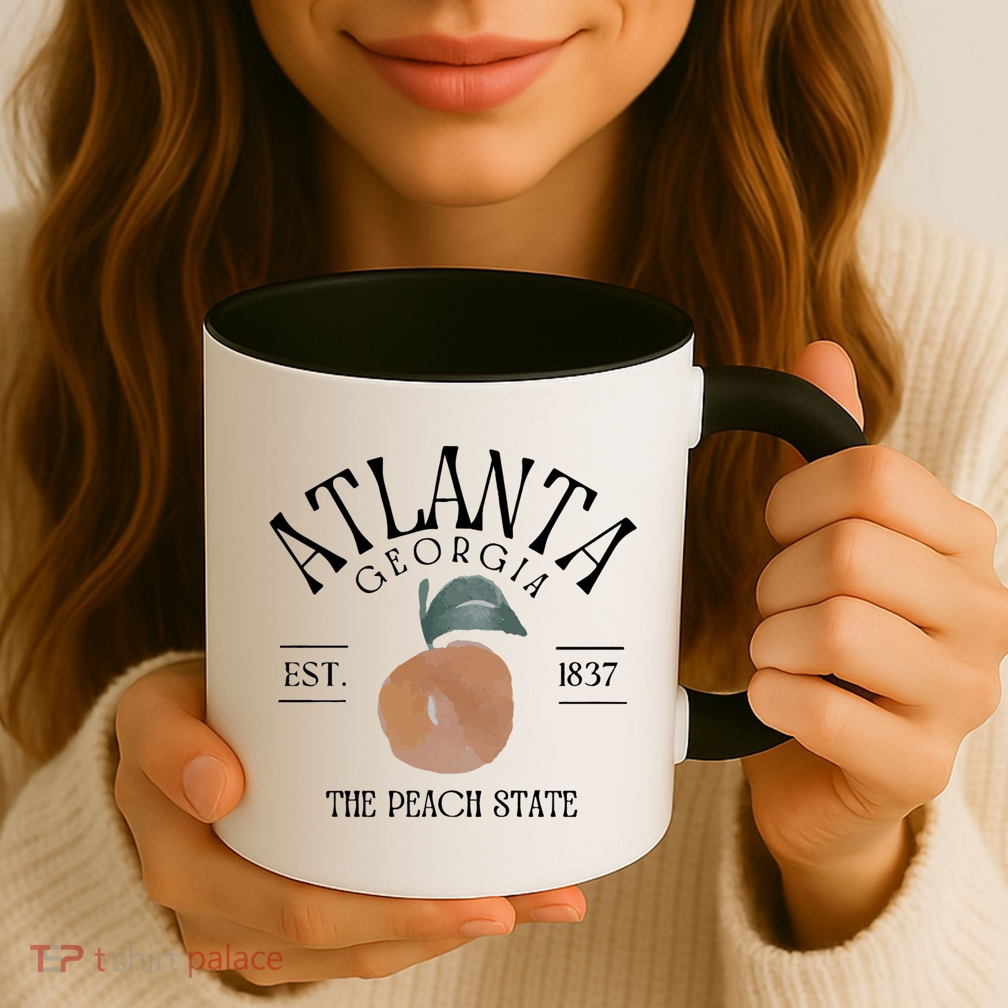 Atlanta Georgia The Peach State Coffee Mug