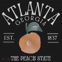 Atlanta Georgia The Peach State Women's Hoodie thumb 2