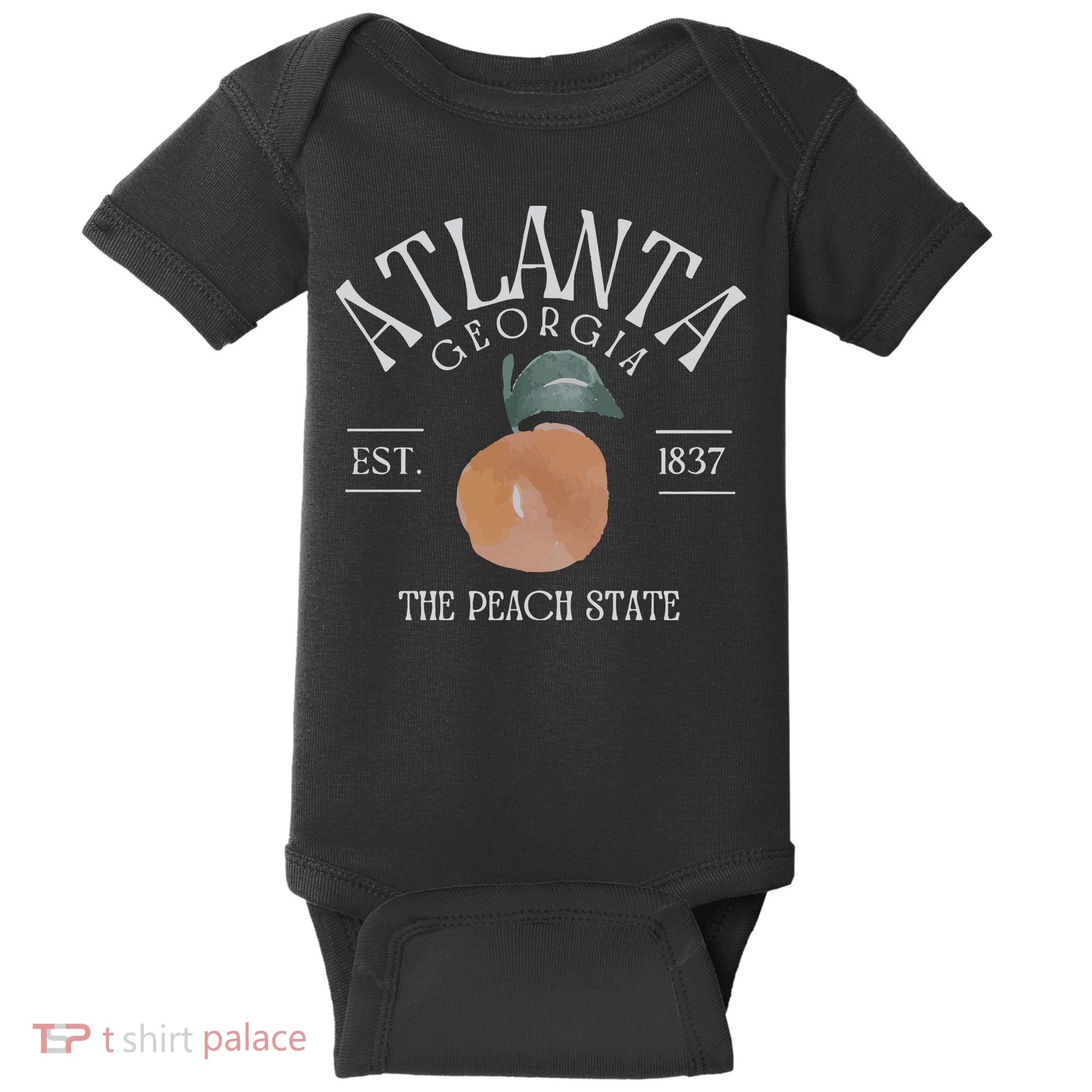 Atlanta Georgia The Peach State Baby Bodysuit