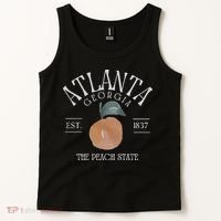 Atlanta Georgia The Peach State Tank Top thumb 2