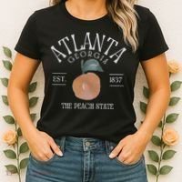 Atlanta Georgia The Peach State Women's T-Shirt thumb 2