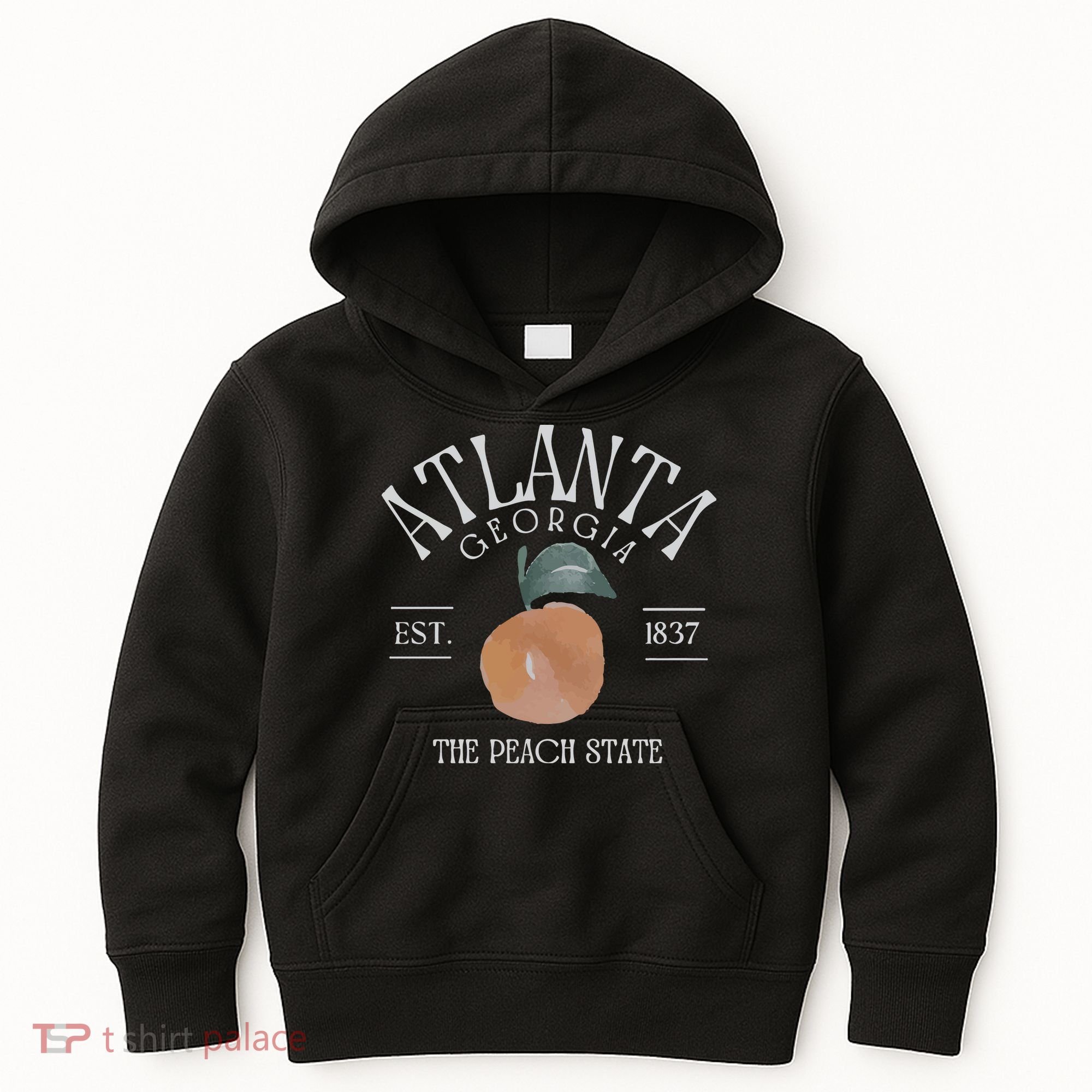 Atlanta Georgia The Peach State Kids Hoodie
