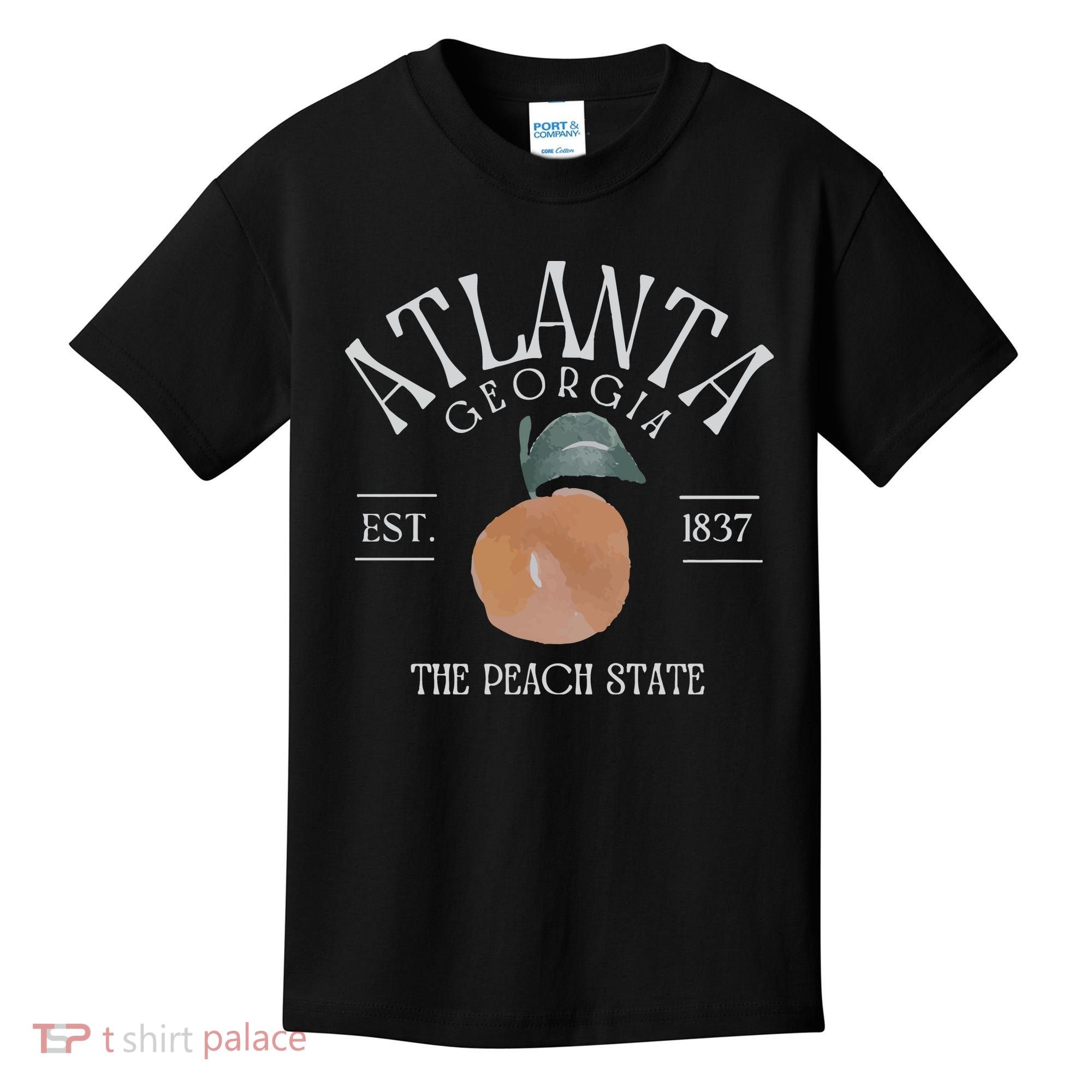 Atlanta Georgia The Peach State Kids T-Shirt