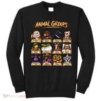 Animal Groups Unveiled Educational Wildlife Sweatshirt thumb 0