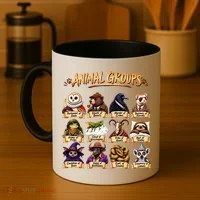 Animal Groups Unveiled Educational Wildlife Coffee Mug thumb 4