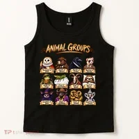 Animal Groups Unveiled Educational Wildlife Tank Top thumb 2