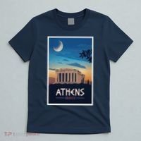 Athens Greece Vintage Travel Poster T-Shirt thumb 5
