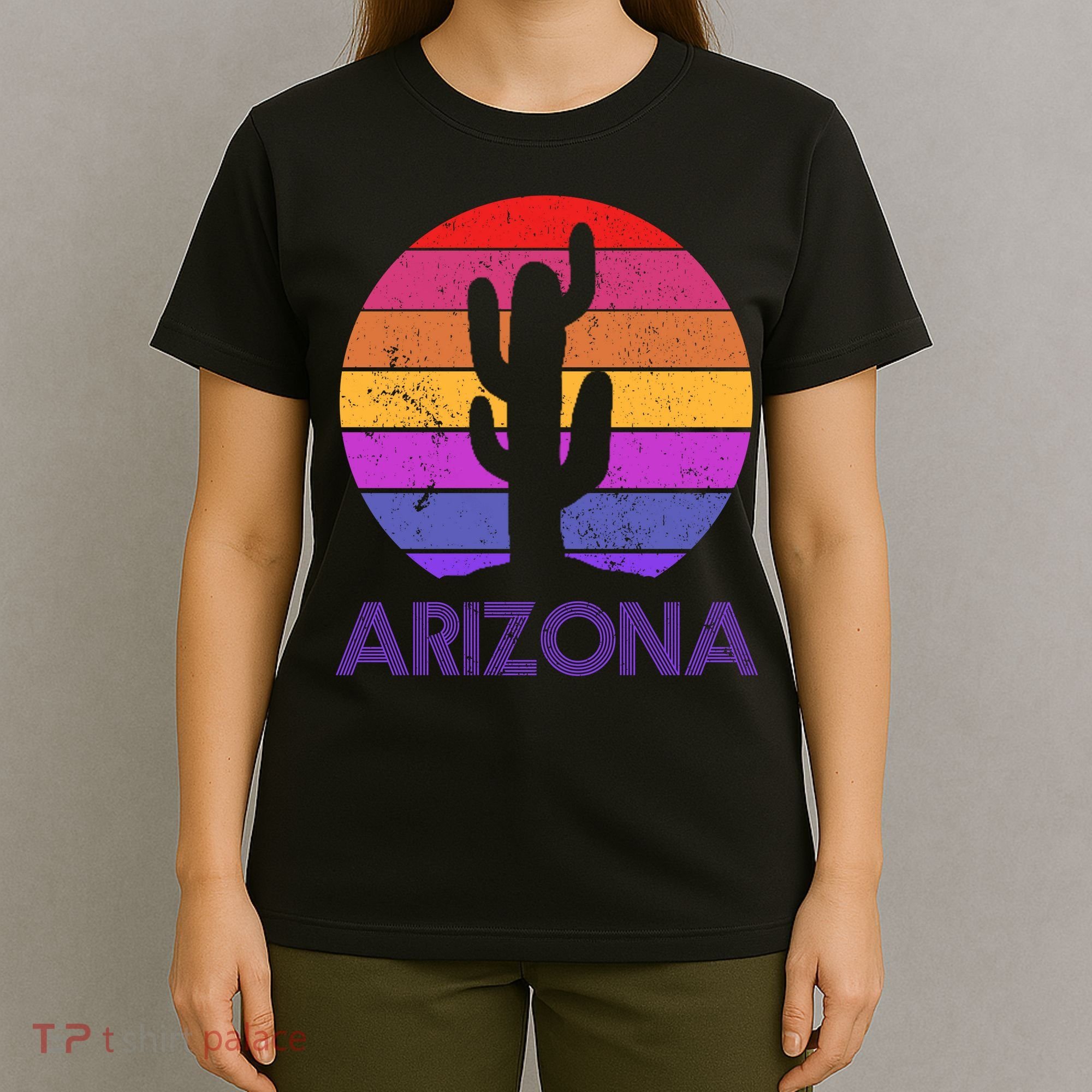 Arizona Gift Vintage Retro Cactus Souvenir Gift T-Shirt
