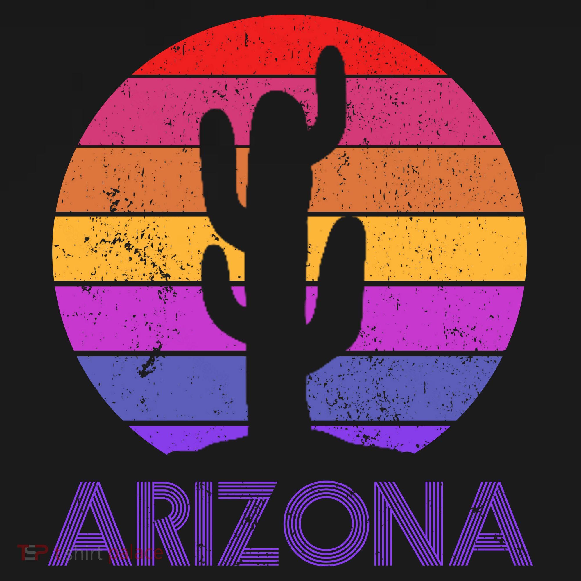 Arizona Gift Vintage Retro Cactus Souvenir Gift T-Shirt