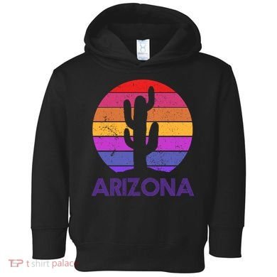 Arizona Gift Vintage Retro Cactus Souvenir Gift Toddler Hoodie