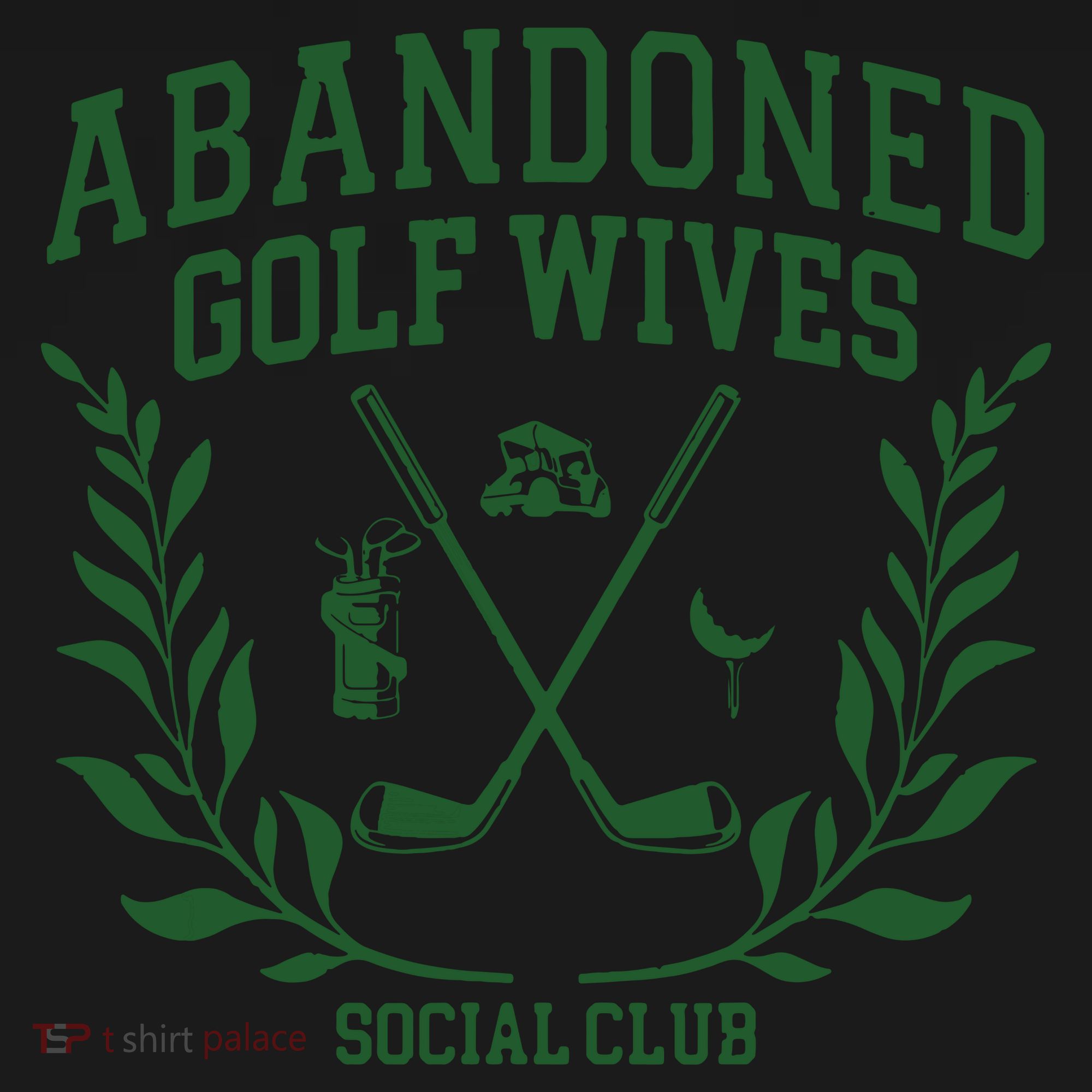Abandoned Golf Wives Social Club Retro Golf Gift For Women Apron