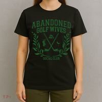 Abandoned Golf Wives Social Club Retro Golf Gift For Women T-Shirt thumb 4