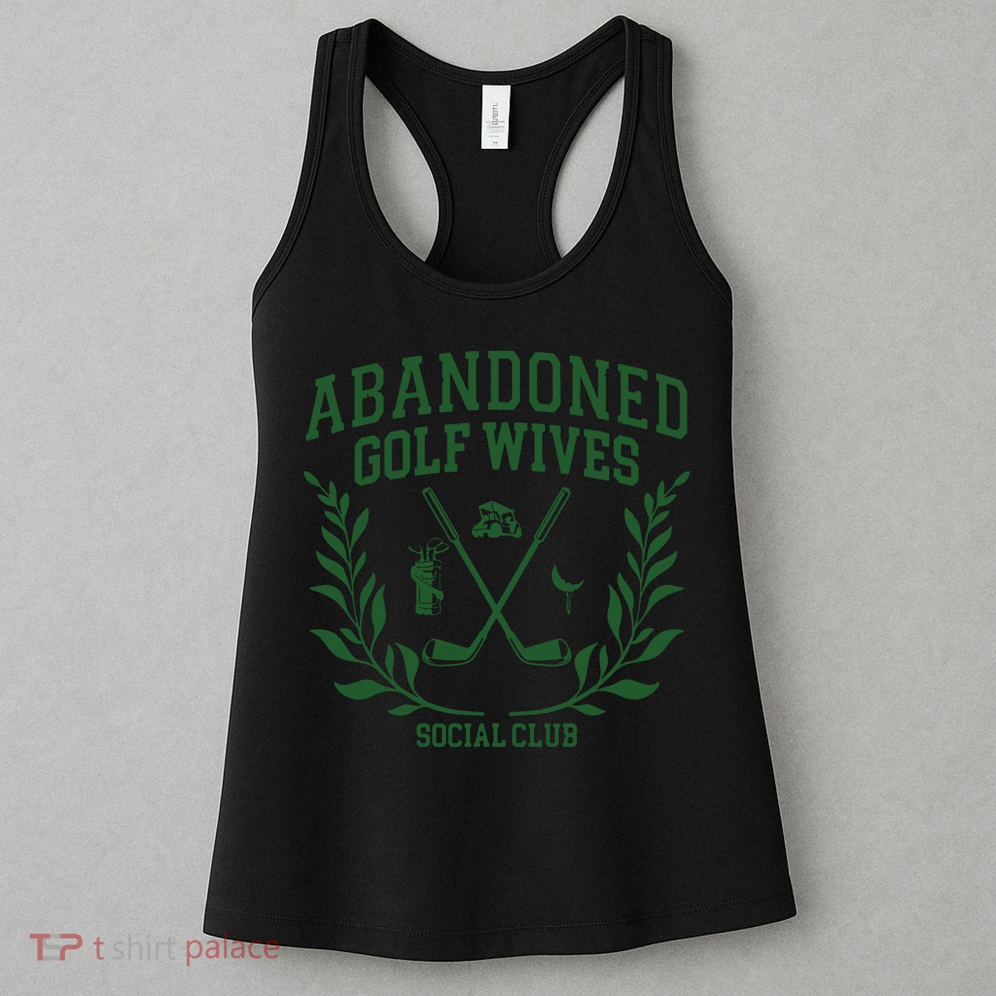 Abandoned Golf Wives Social Club Retro Golf Gift For Women Women's Tank Top