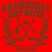 Abandoned Golf Wives Social Club Retro Golf Gift For Women Santa Hat thumb 1