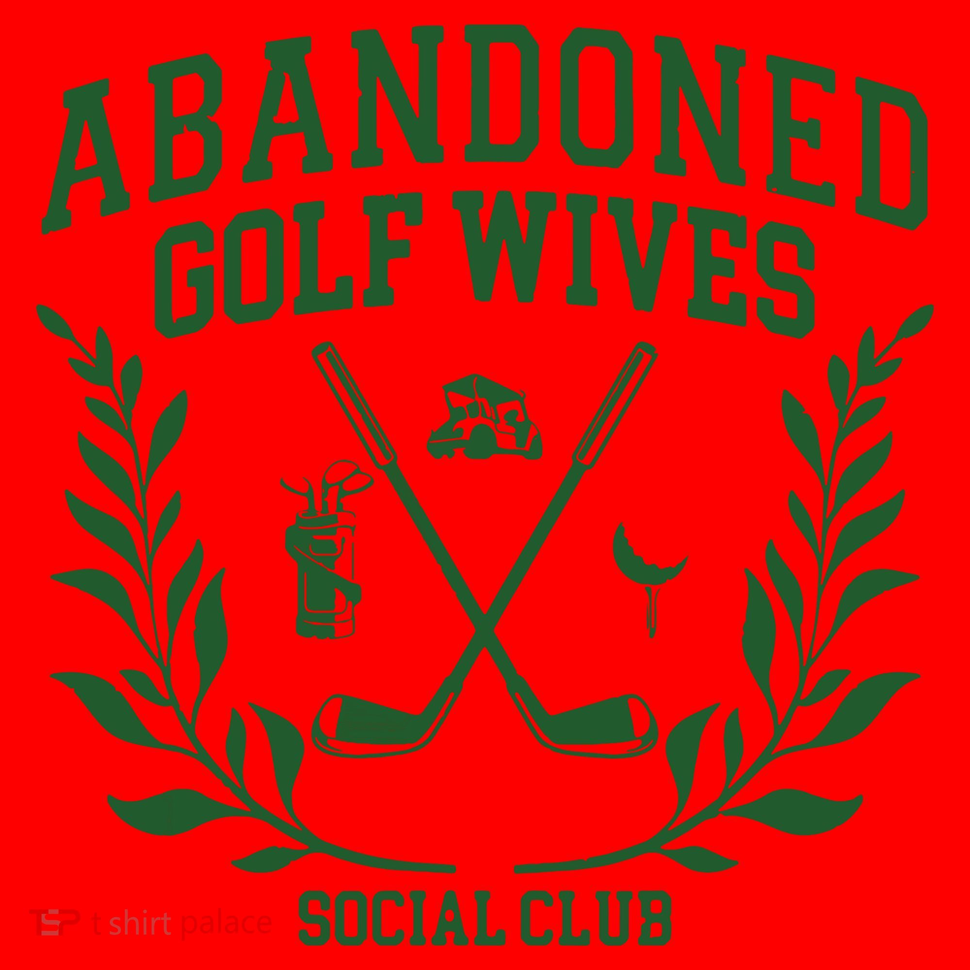 Abandoned Golf Wives Social Club Retro Golf Gift For Women Santa Hat
