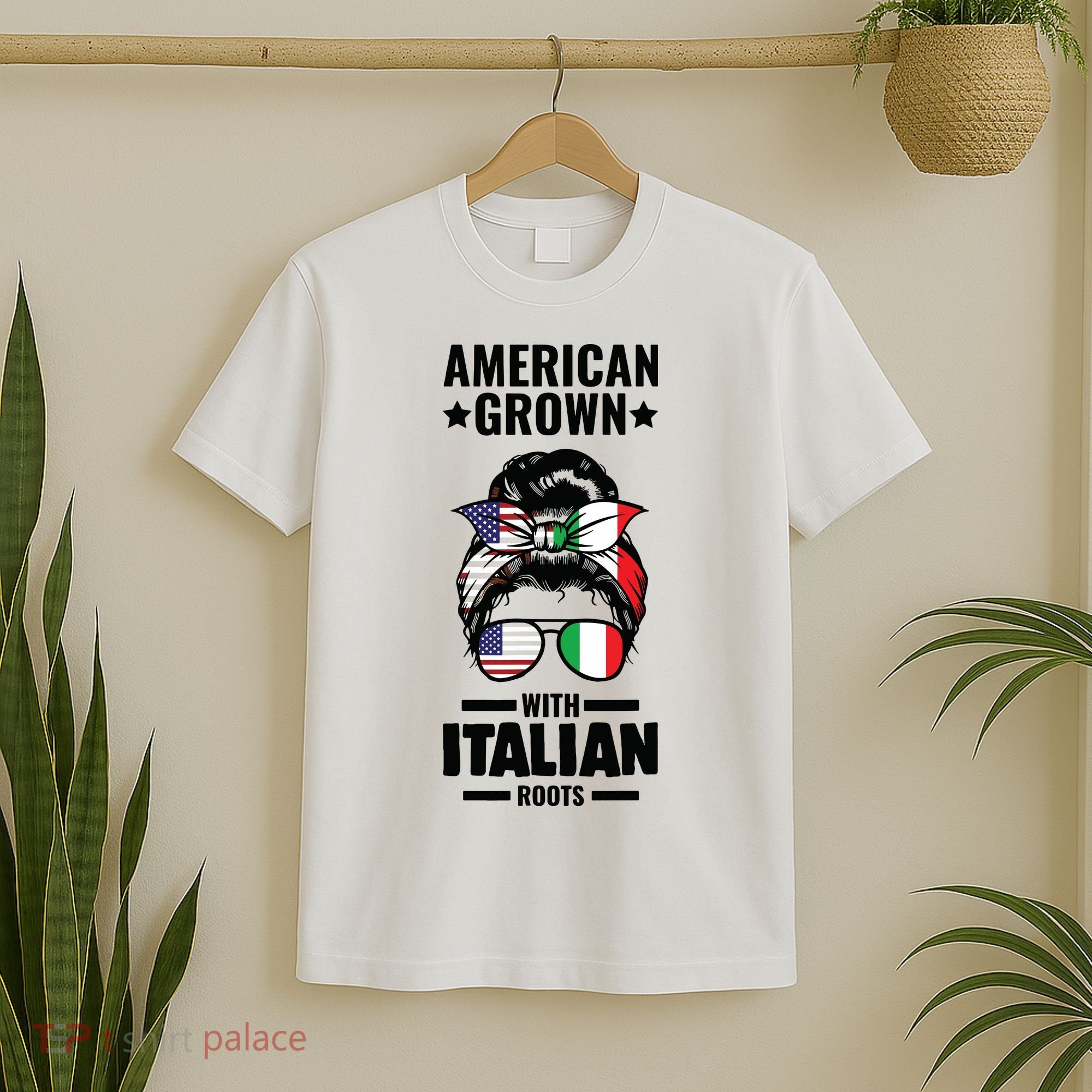 American Grown With Italian Roots Italian T-Shirt