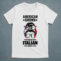 American Grown With Italian Roots Italian T-Shirt thumb 5