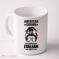 American Grown With Italian Roots Italian Coffee Mug thumb 0
