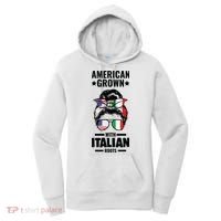 American Grown With Italian Roots Italian Women's Hoodie thumb 0